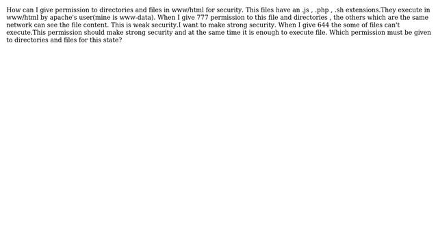 Ubuntu: File Permission In www/html Directory For Security смотреть онлайн