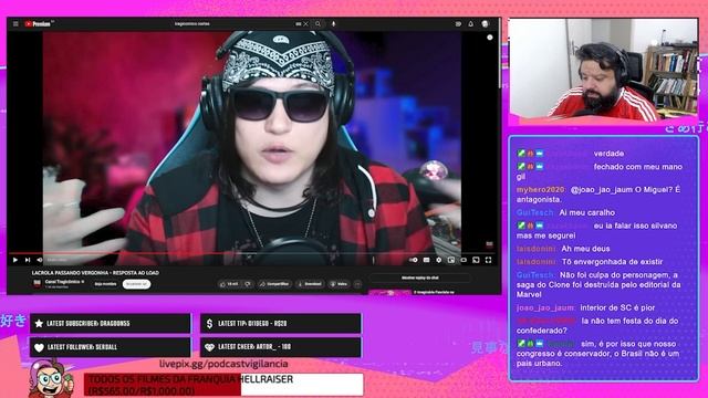 react do tragicômico reagindo o load reclamando de lacração em gibizinho @canaltragicomico смотреть онлайн