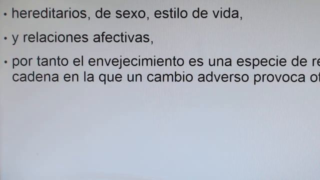 BIOLOGIA DEL ENVEJECIMIENTO. GERONTOLOGIA 20A. TLALPAN. MARTES 19.40 A 22 HS. смотреть онлайн