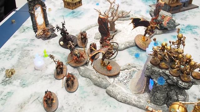 Age of Sigmar Battle Report - Kharadron Overlords vs Khorne Daemonkin 2000 pts Game 5 смотреть онлайн