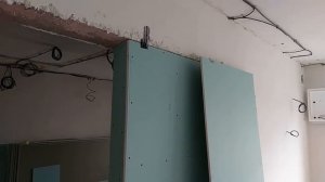 как уменьшить дверной проем в ширину. Монтаж гипсокартона.