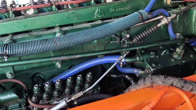 Проверка системы охлаждения на герметичность wd 615 International 9800. смотреть онлайн