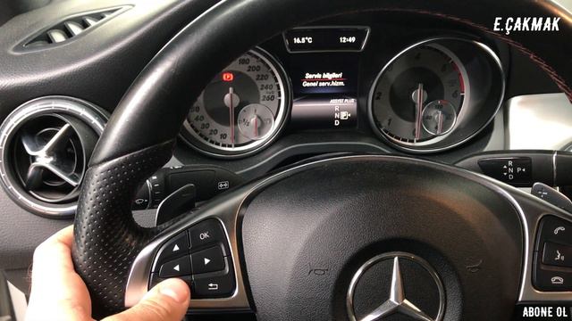 A-B-C-CLA Class vs Servis Bakımını Sıfırlama, Resetleme