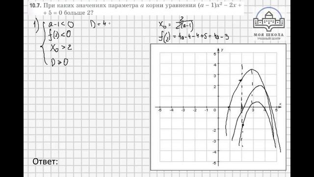 Задача 10.5 10.6 10.7 10.8 Алгебра 9 класс (углубленный), учебник Мерзляк А.Г. смотреть онлайн
