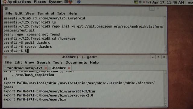 Tutorial #1.4 - Android on TI Zoom2, get source from GIT tree смотреть онлайн