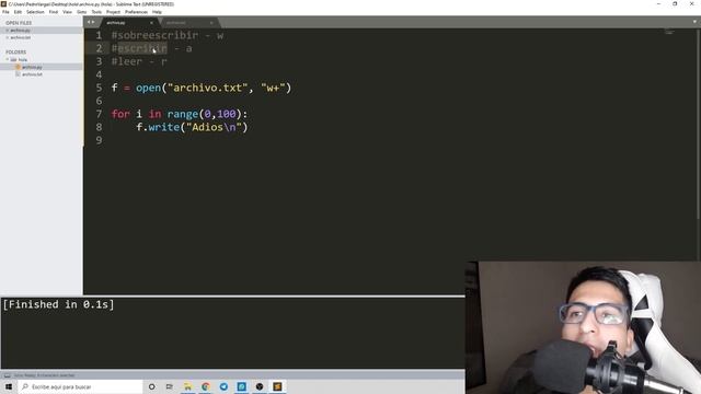 Curso de Python 3 para PRINCIPIANTES (APRENDE EN MENOS DE 1 HORA) | Manejo de Archivos | Anormalix смотреть онлайн