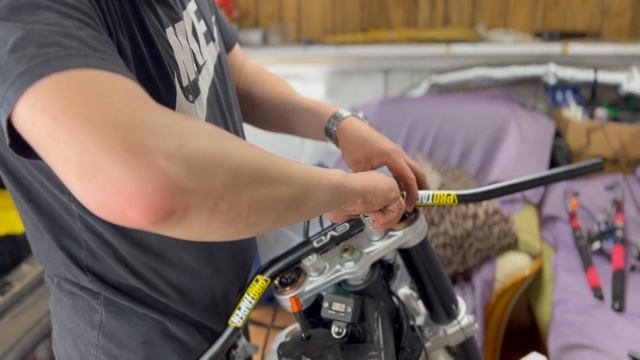 Гайд по Установке руля на Эндуро, Protaper на китайца Bse Z5.Или пластелиновые стоковые рули!