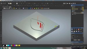 Artcam УП для гравировки штампа.  Artcam control program for stamp engraving.