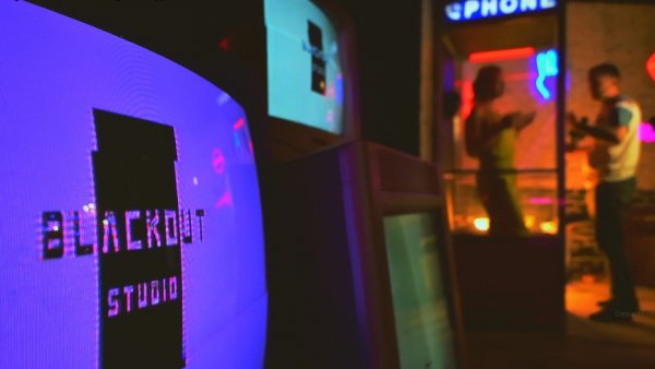 Black Out Studio. Backstage