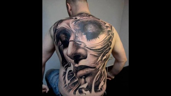 Beautiful tattoo.3D tattoo