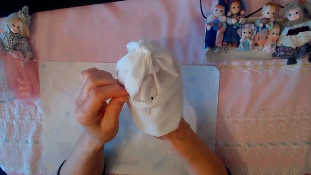 531.Мастер класс.Шапочка молочницы ,пастушки для кукол и игрушек.Шапочка в народном стиле. смотреть онлайн