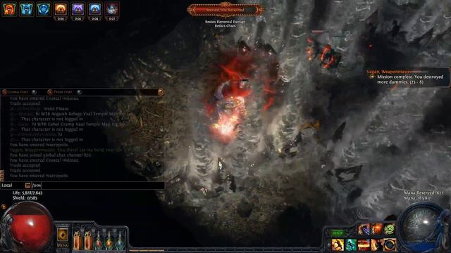 Path of Exile 75 Necropolis Map ( -25 Max Res) смотреть онлайн