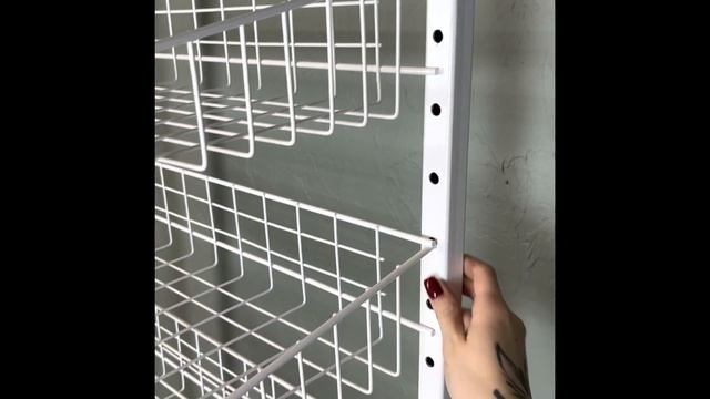 Торговая стойка ПР-61 - широкий стеллаж с корзинами для прикассовой зоны - ХИТ! смотреть онлайн