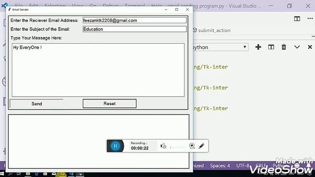 GUI Email Sender App смотреть онлайн