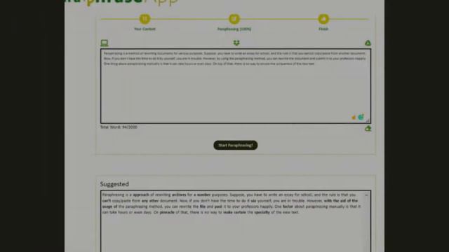 Free Paraphrasing Tool | Paraphrase App | Rewrite an Article смотреть онлайн