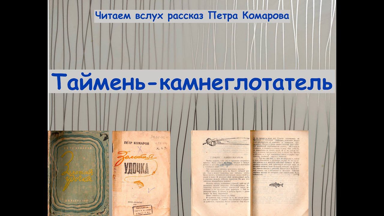 Таймень камнеглотатель Читаем вслух рассказ Петра Комарова