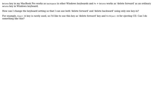Apple: Use both Delete and Backspace in Macbook (2 Solutions!!) смотреть онлайн