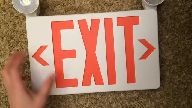 Review Of The COMBOC-R Exit Sign Combo смотреть онлайн