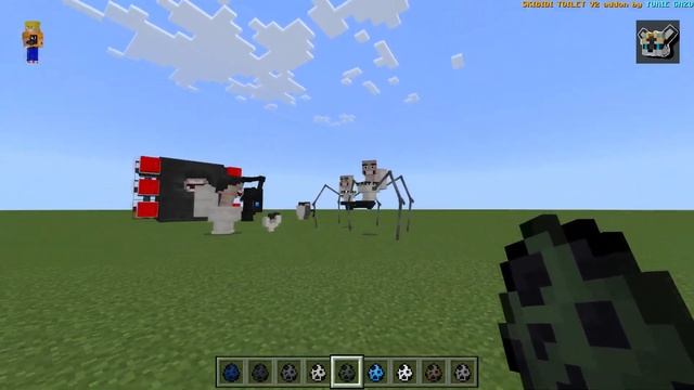 SKIBIDI TOILETS V5 mod Minecraft PE!! смотреть онлайн