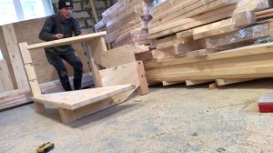 Лестница с забежными ступенями на 90 градусов.