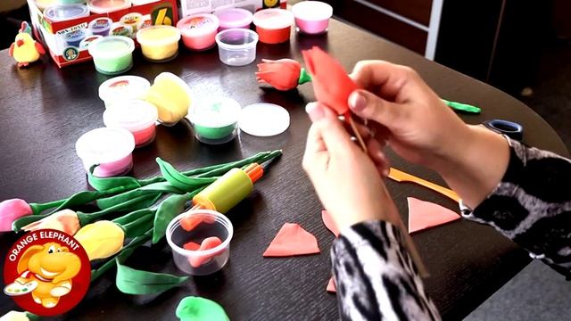 Лепим тюльпан смотреть онлайн