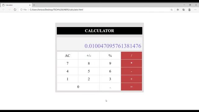 CALCULATOR IN WEB DEVELOPMENT || JAVASCRIPT смотреть онлайн