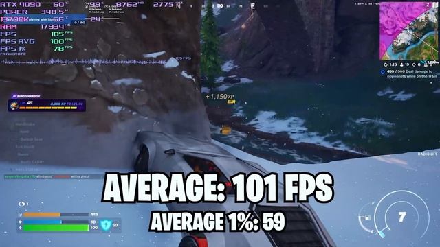 Fortnite - Chapter 5 | RTX 4090 24GB + i7-13700k | 1440p Native Presets - RTX/DX12 - Zero Build Sol смотреть онлайн