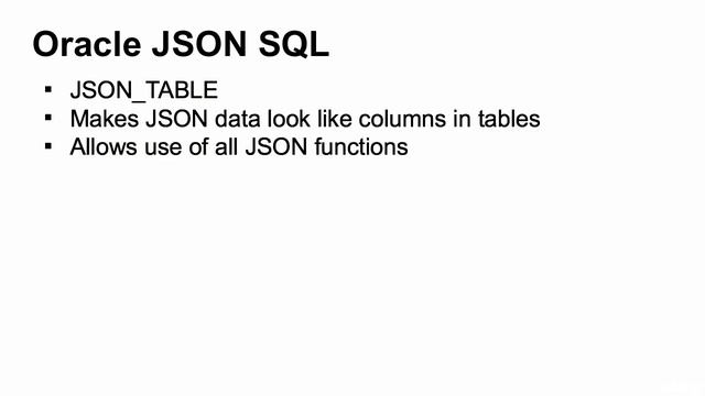 Learning Oracle SQL JSON - learn Other IT & Software смотреть онлайн