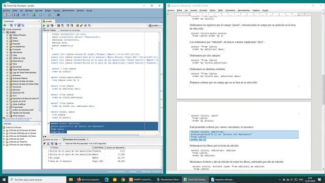 Curso de Oracle: Ordenar registros (order by) смотреть онлайн
