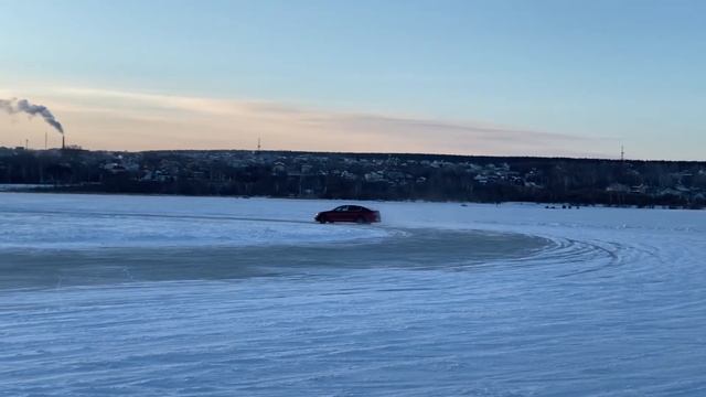 Зимний авто дрифт на амуре в -30! Благовещенск, ДВ. смотреть онлайн