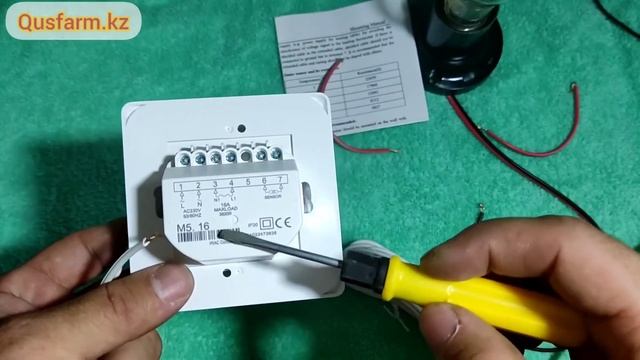 Терморегулятор жылы еденге механикалық термостат +5+40 градусқа арналған смотреть онлайн