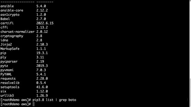 Ansible Troubleshooting-AWS Failed To Import The Required Python Library (botocore Or boto3)