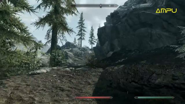 Zagrajmy w TES V "Skyrim" #2 "Rzeczna puszcza, czarny głaz" смотреть онлайн
