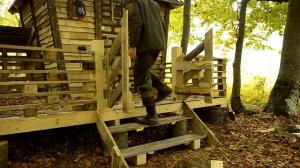 Строим дом из поддонов. От начала до конца