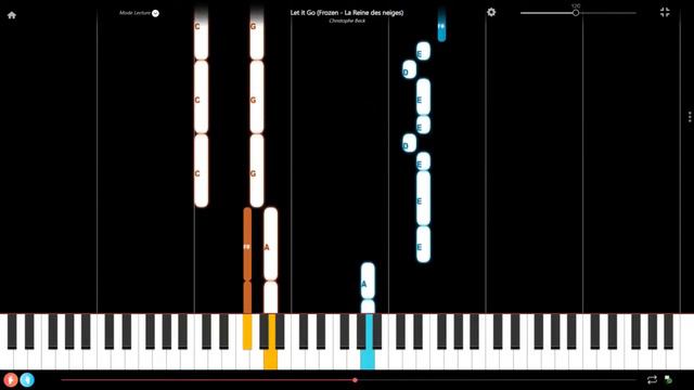 Let it Go from Frozen Piano Tutorial смотреть онлайн