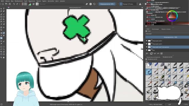 Процесс рисования Ramlethal Valentine