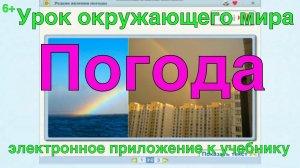 Урок окружающего мира 2 класс. Погода.