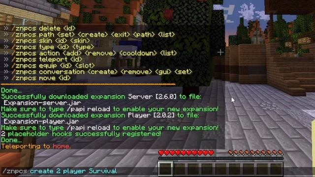 How to Create an NPC with ServerNPC [zpncs] in aternos [like hypixel] | NPC Message & more! смотреть онлайн