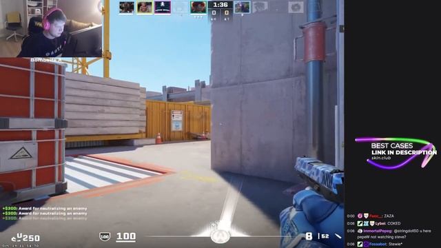 twitch reacts to s1mple quick 3K! (CS2) смотреть онлайн