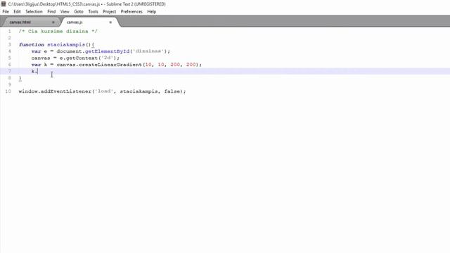 HTML5/CSS3 - 37 - Canvas: Dažome kvadratą смотреть онлайн
