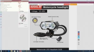 Фара Для Электровелосипеда Электросамоката 36 48 52 60V. Фонарь Для Электровелосипеда. Подключение.