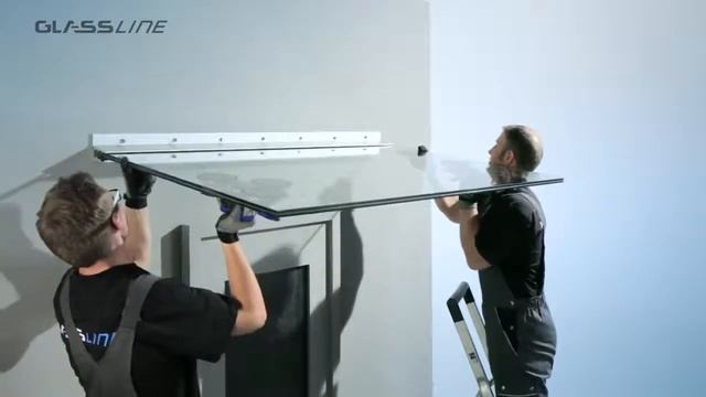 Установка цельностеклянного козырька CANOPY CLOUD GLASSLINE смотреть онлайн