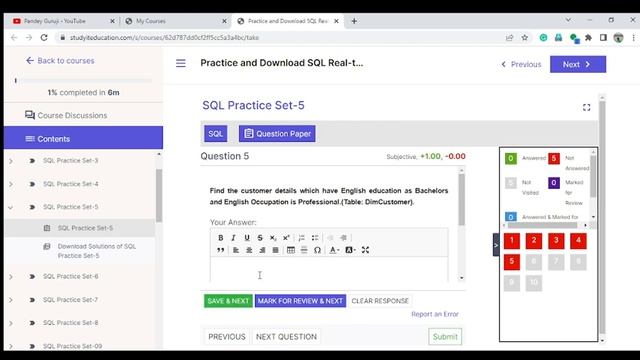 Download Complete SQL Training Materials, Training Videos and Real Time Interview Questions with An смотреть онлайн