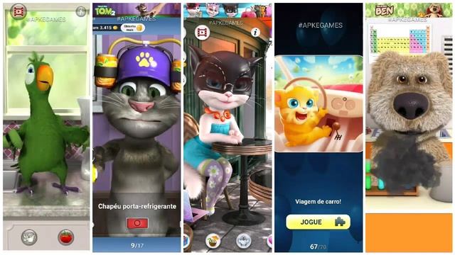 TALKING TOM Vs TALKING ANGELA Vs TALKING GINGER Vs TALKING Ben Vs TALKING Pierry GAMEPLAY