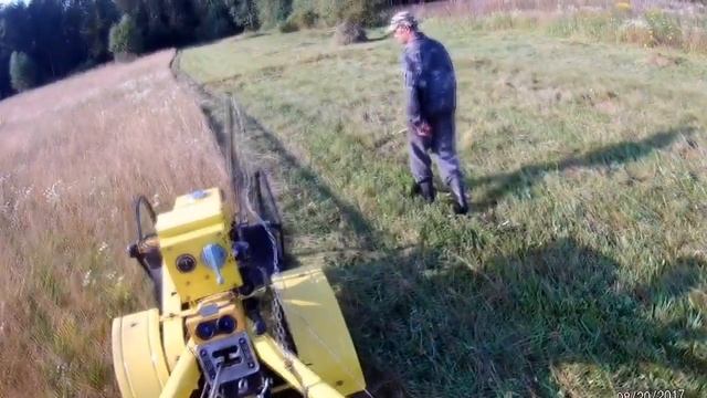 Испытание косилки "Заря"с дугами. Результат-отлично. смотреть онлайн