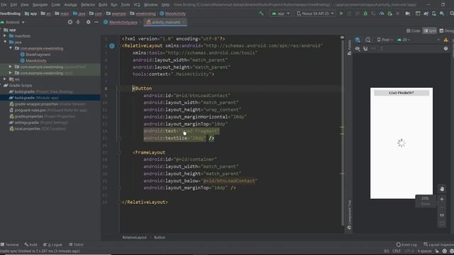 Use View Binding and forget findViewById() in android JAVA смотреть онлайн