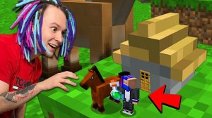 ПОСТРОИЛ ДОМ НА БЛОКЕ ЗЕМЛИ В МАЙНКРАФТ! - ВЫЖИВАНИЕ ЛИЛИПУТА 2 СЕРИЯ