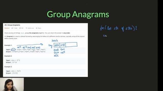 Group Anagram | Interview questions | Arrays and Hashing | Leetcode 49 - Javascript | Coding смотреть онлайн