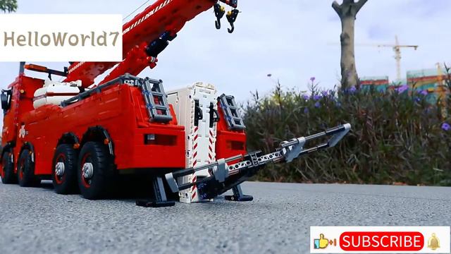 #helloworld7#Mould King 19008 3D Assemble RC Tow Truck 10966+PCS#models cars#model #building block смотреть онлайн