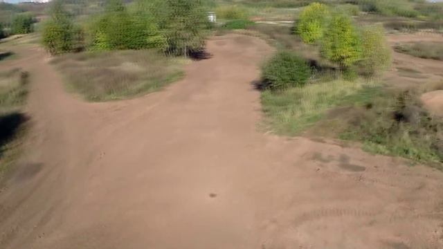 Кроссовая трасса Курьяново с квадрокоптера смотреть онлайн